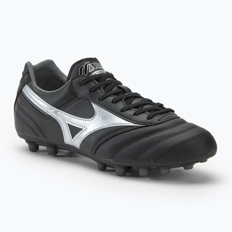 Ανδρικά παπούτσια ποδοσφαίρου Mizuno Morelia II Pro AG black/galaxy silver/dark shadow