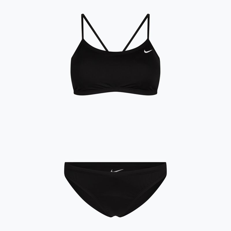 Γυναικείο διμερές μαγιό Nike Essential Sports Bikini μαύρο NESSA211-001