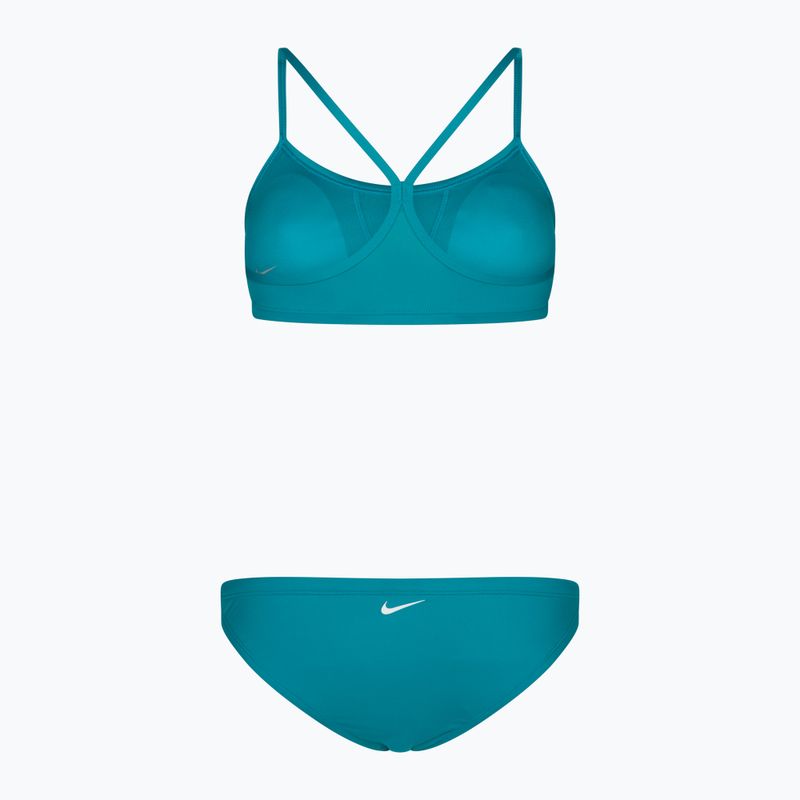 Γυναικείο διμερές μαγιό Nike Essential Sports Bikini γαλάζιο NESSA211-345 2