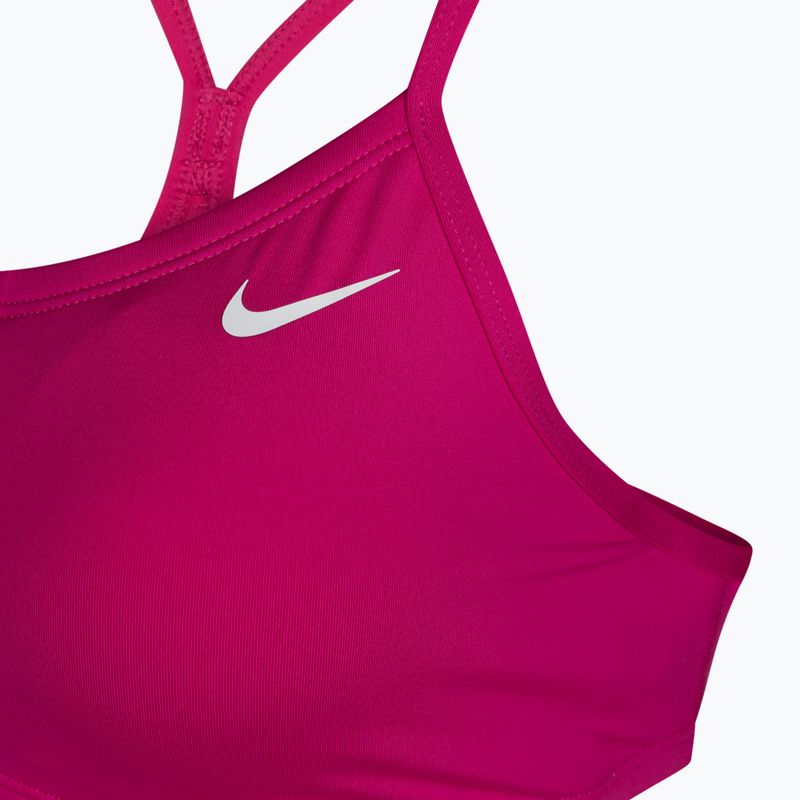 Γυναικείο διμερές μαγιό Nike Essential Sports Bikini ροζ NESSA211 3