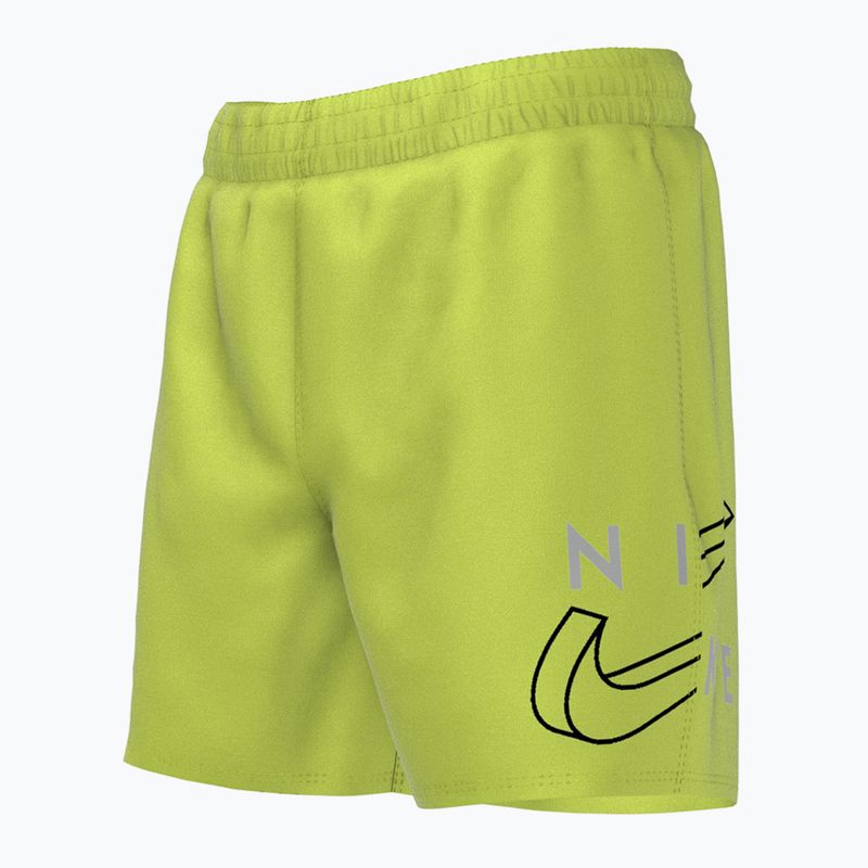 Παιδικό μαγιό σορτς Nike Split Logo 4" Volley πράσινο NESSC786-312 5