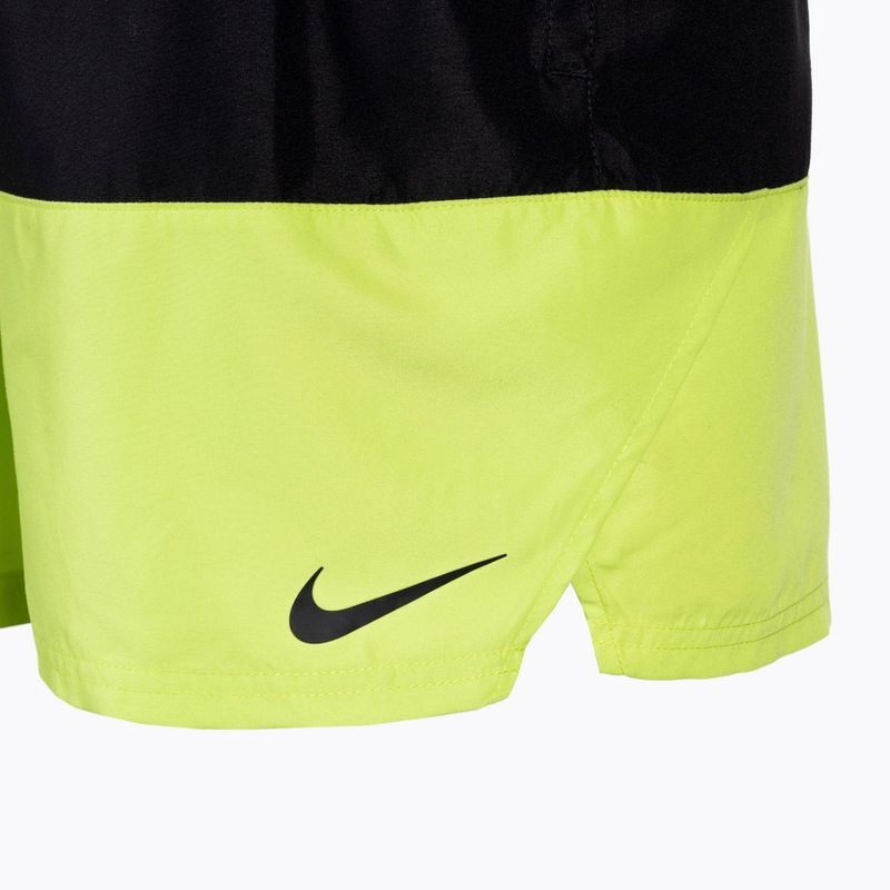 Ανδρικό μαγιό Nike Split 5" Volley μαύρο και πράσινο NESSB451-312 4