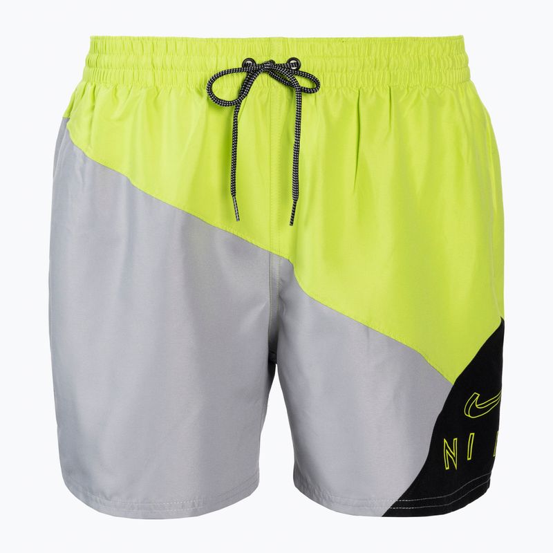 Ανδρικό σορτς κολύμβησης Nike Logo 5" Volley πράσινο NESSC470-001