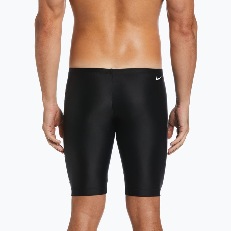 Ανδρικό Nike Multi Logo Swim Jammer Jet Black NESSC588 6