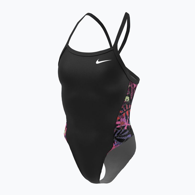 Γυναικείο μαγιό ολόσωμο Nike Multiple Print Racerback Splice One μαύρο NESSC051-001 6