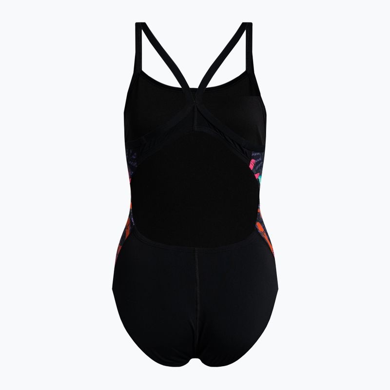 Γυναικείο μαγιό ολόσωμο Nike Multiple Print Racerback Splice One μαύρο NESSC051-001 2