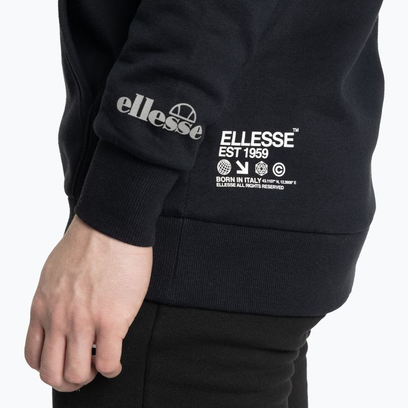 Ellesse ανδρικό φούτερ Stratson Oh Hoody μαύρο 4