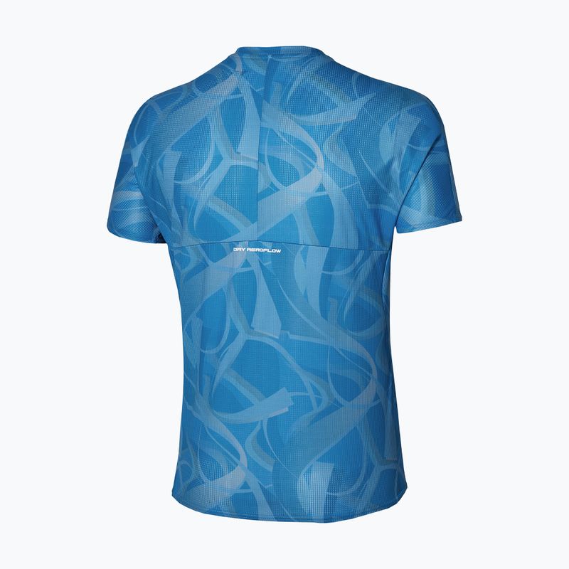 Ανδρικό μπλουζάκι Mizuno Paris Dryaeroflow Tee parisian blue 2