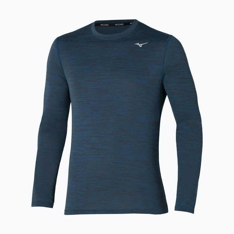 Ανδρικό μακρυμάνικο Mizuno Impulse Core Tee blue wing teal