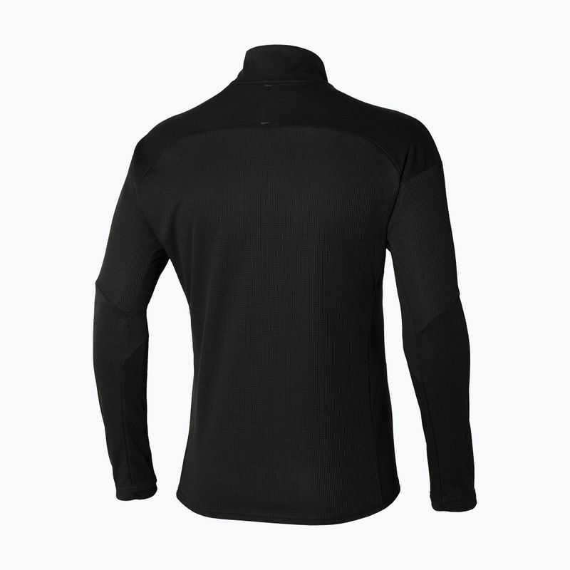 Ανδρικό μακρυμάνικο για τρέξιμο Mizuno Hybrid LS Tee black 2