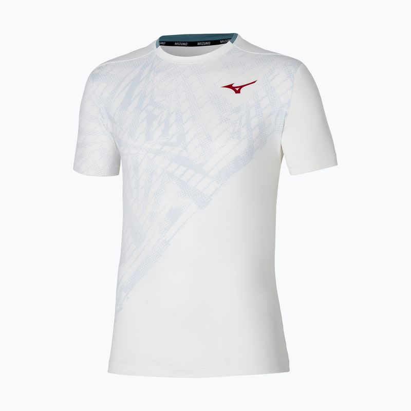 Ανδρικό μπλουζάκι τένις Mizuno Mugen Shadow Graphic Tee white