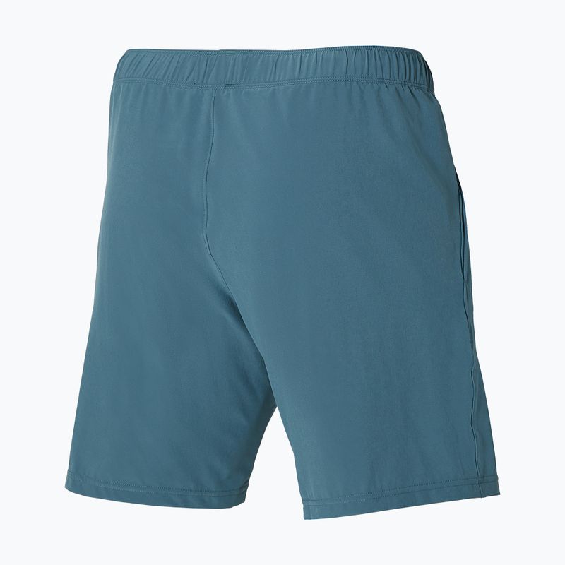 Ανδρικό σορτς τένις Mizuno 8 in Flex Short blue mirage 2