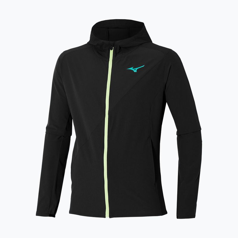 Γυναικείο μπουφάν τένις Mizuno Mugen Hooded Jacket μαύρο