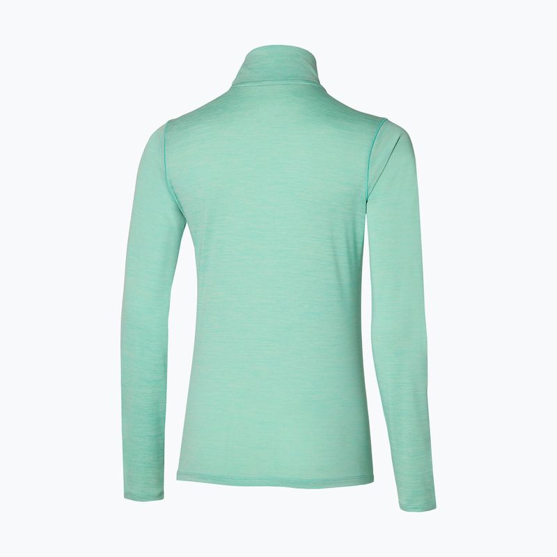 Γυναικείο μακρυμάνικο για τρέξιμο Mizuno Impulse Core Half Zip dusty jade 2