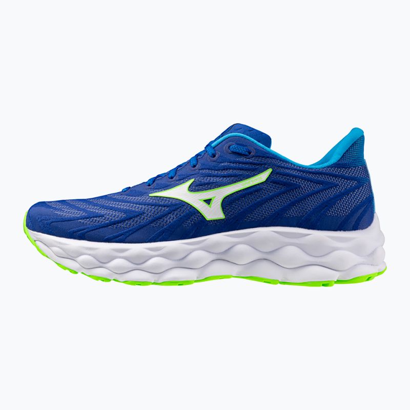 Ανδρικά παπούτσια τρεξίματος Mizuno Wave Sky 8 reflex blue c/white/green geck 8