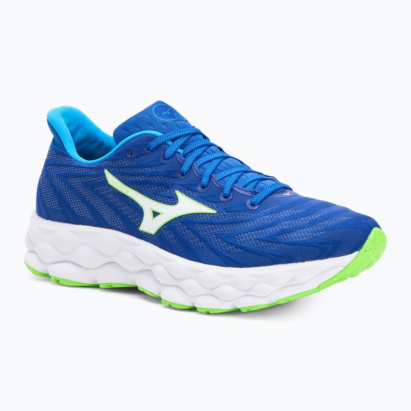 Ανδρικά παπούτσια τρεξίματος Mizuno Wave Sky 8 reflex blue c/white/green geck