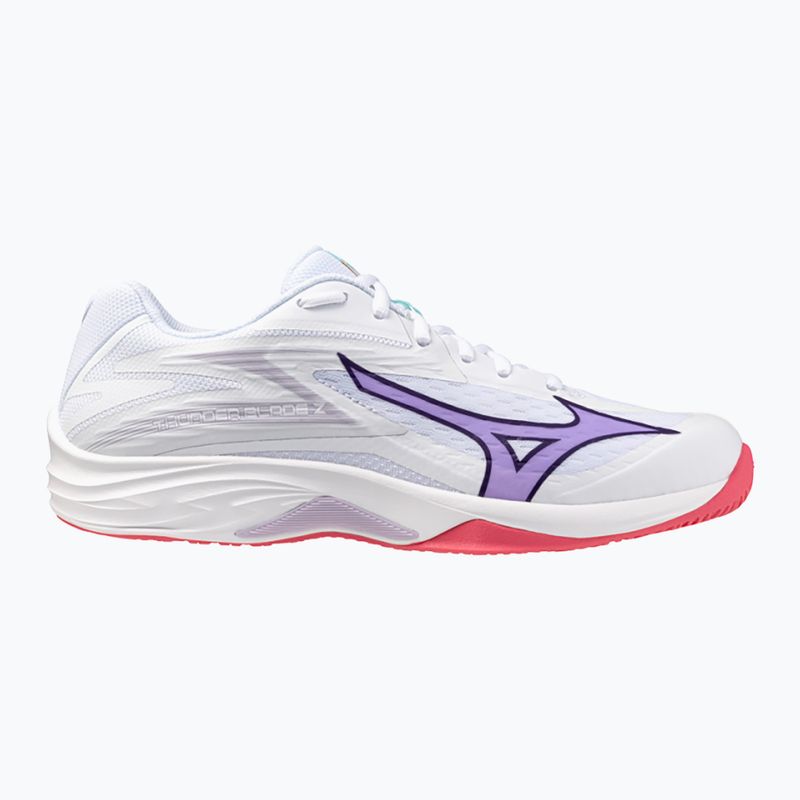 Παιδικά παπούτσια βόλεϊ Mizuno Lightning Star Z7 λευκό/βιολετί indigo/camellia rose