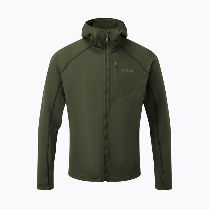 Ανδρικό μπουφάν trekking Rab Superflux Hoody στρατός 2