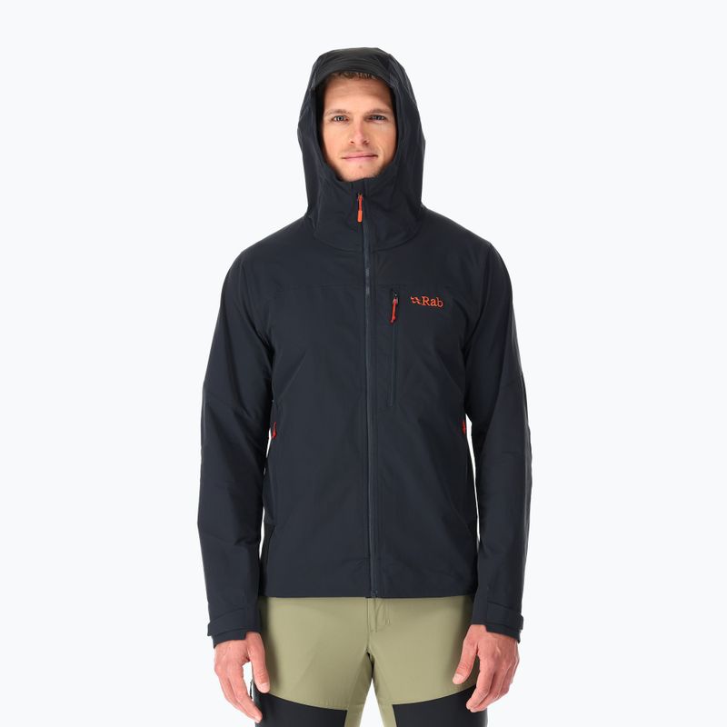 Ανδρικό softshell μπουφάν Rab Torque γκρι QWS-57 3