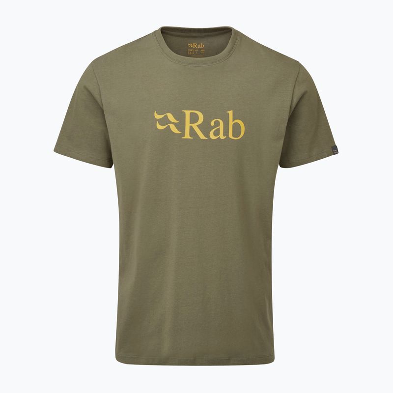 Ανδρική μπλούζα Rab Stance Logo light khaki 4