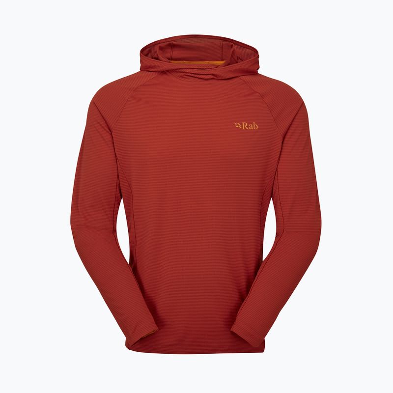 Ανδρικό φούτερ πεζοπορίας Rab Sonic Hoody red clay 8