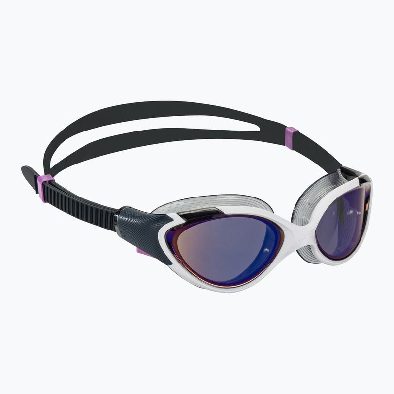 Speedo Biofuse 2.0 Mirror white/true navy/sweet purple γυαλιά κολύμβησης