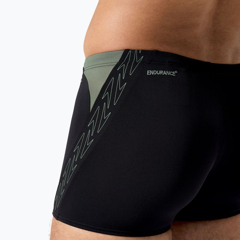 Ανδρικό μποξεράκι κολύμβησης Speedo HyperBoom Splice Aquashort black/country green 6