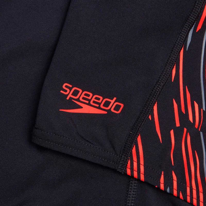 Ανδρικό μαγιό Jammer Speedo Tech Panel Jammer black/siren red/usa charcoal 9