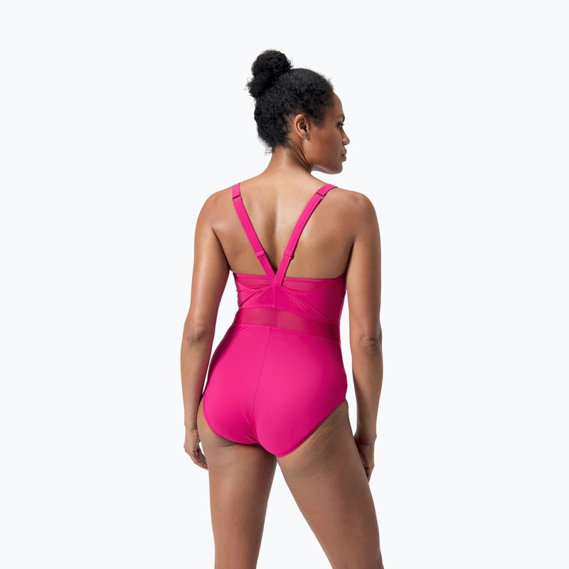 Speedo Shaping LuniaGlow Ολόσωμο μαγιό magenta haze 7