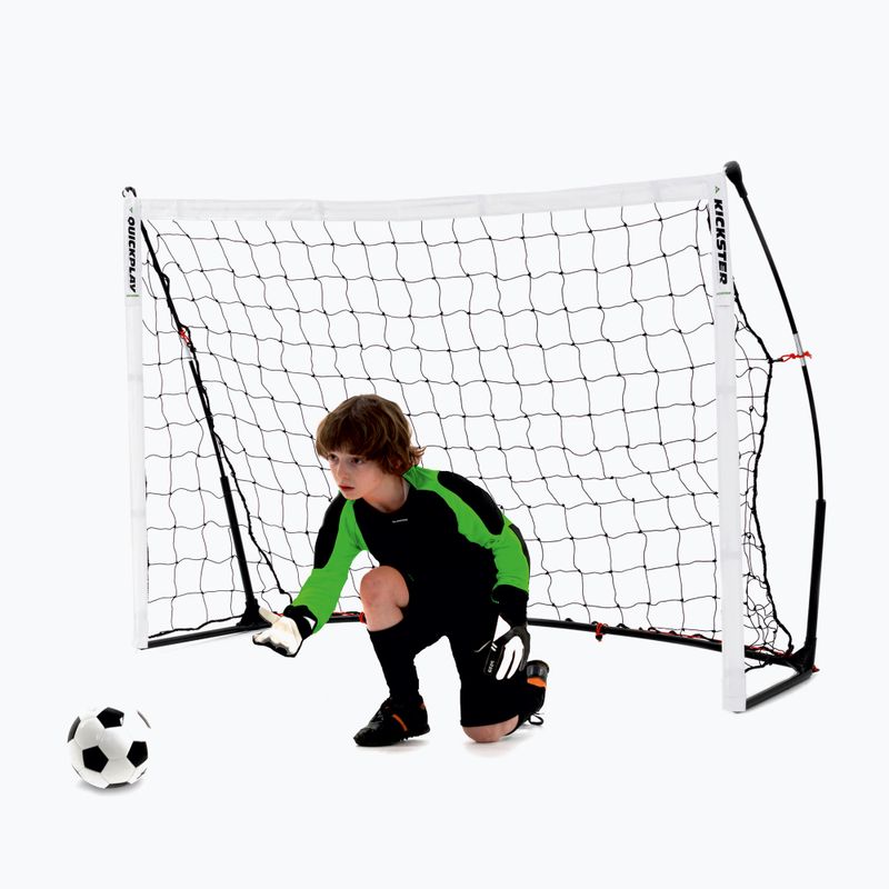 QuickPlay Kickster Academy γκολ ποδοσφαίρου 180 x 120 cm λευκό QP2218 3