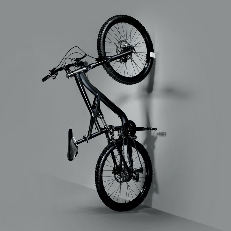 Hornit Clug Mtb Plus Bike Rack επιτοίχια σχάρα ποδηλάτων λευκό και μαύρο PWB2590 6