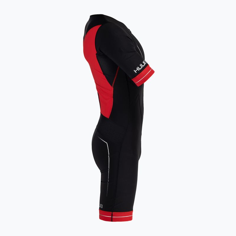 Ανδρικό HUUB Race Long Course Tri Suit μαύρο/κόκκινο RCLCS 3