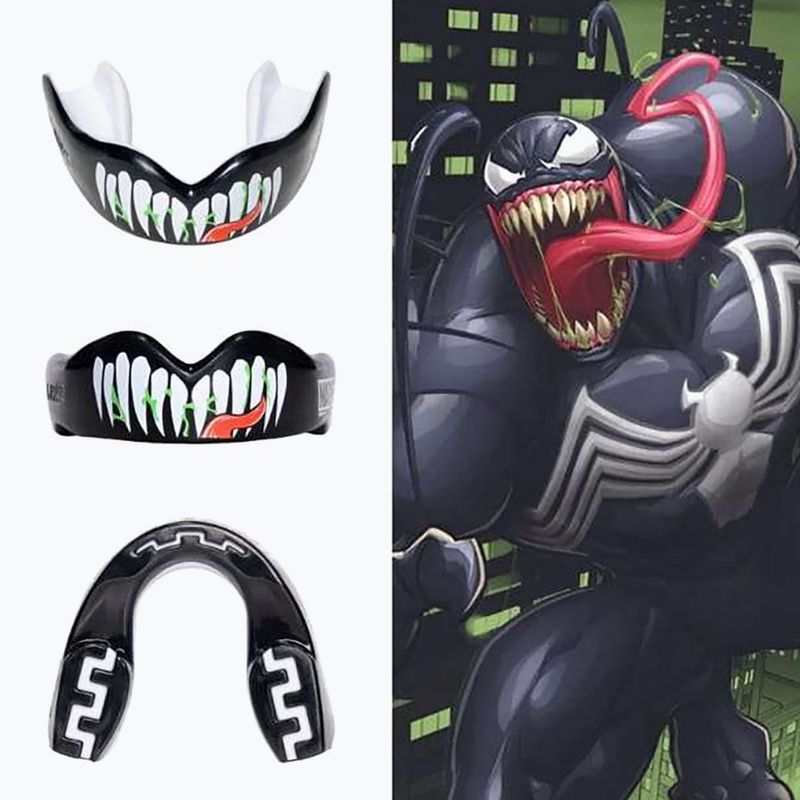 Παιδική προστατευτική μασέλα SAFEJAWZ Marvel Venom μαύρο  2