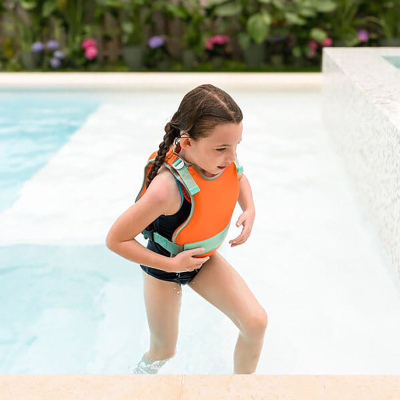 Παιδικό γιλέκο πλευστότητας Splash About Swim πορτοκαλί 5