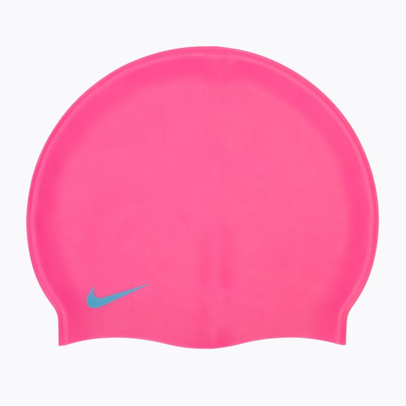 Nike Solid Silicone παιδικό σκουφάκι κολύμβησης ροζ TESS0106-670