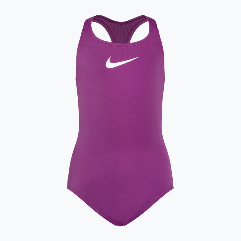 Παιδικό ολόσωμο μαγιό Nike Essential Racerback bold berry για παιδιά