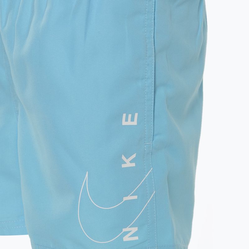 Παιδικό σορτς κολύμβησης Nike Split Logo 4" Volley aquarius blue 3