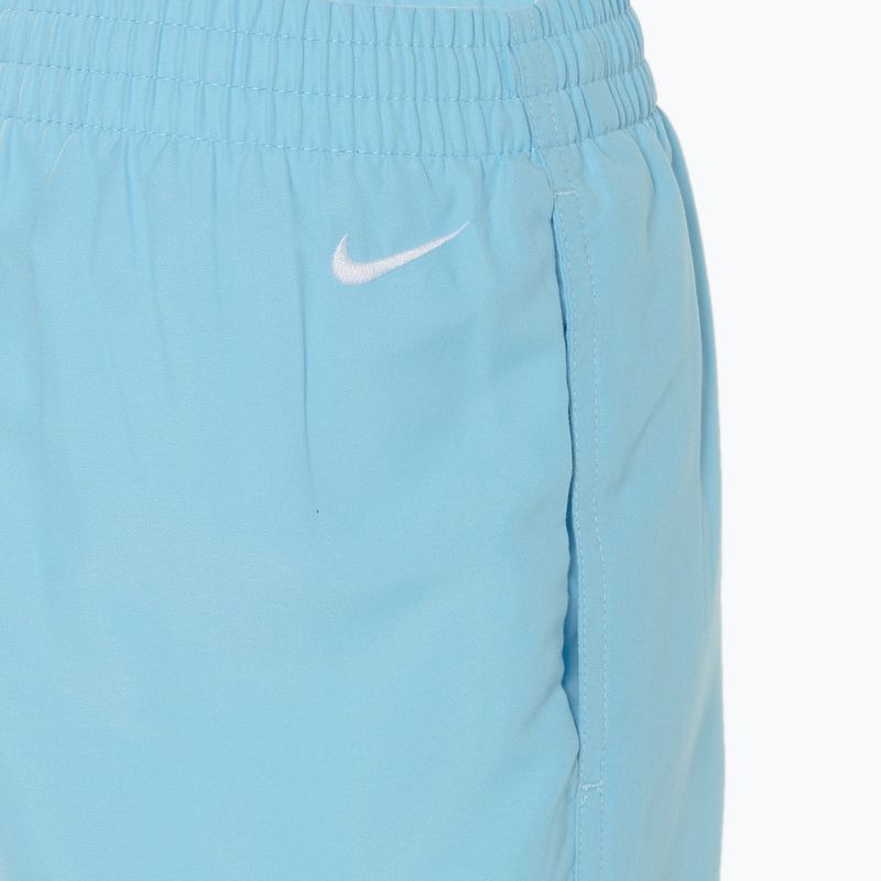 Παιδικό σορτς κολύμβησης Nike Split Logo 4" Volley aquarius blue 4