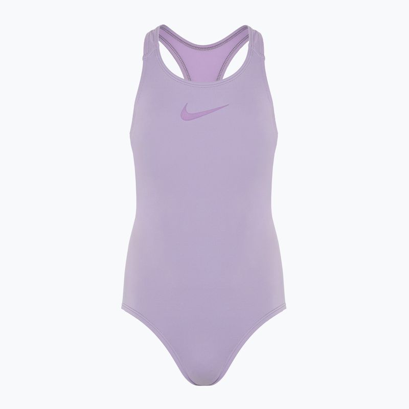 Παιδικό ολόσωμο μαγιό Nike Essential Racerback lilac bloom