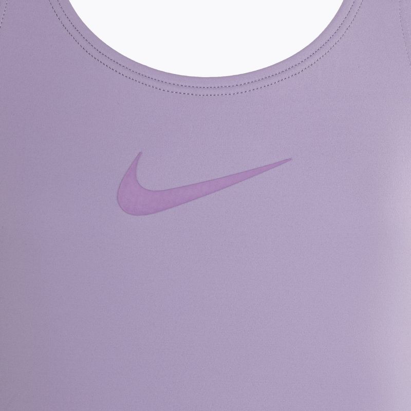 Παιδικό ολόσωμο μαγιό Nike Essential Racerback lilac bloom 3