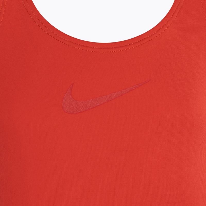 Παιδικό ολόσωμο μαγιό Nike Essential Racerback light crimson 3