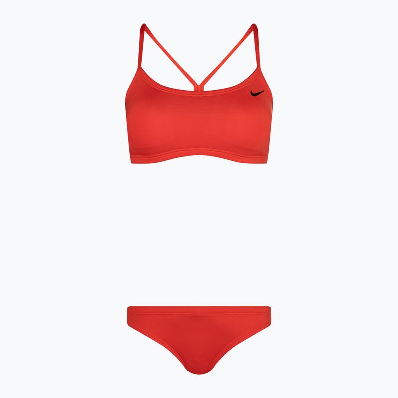 Γυναικείο μαγιό δύο τεμαχίων Nike Essential Sports Bikini ανοιχτό βυσσινί