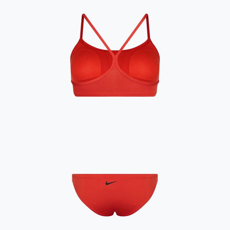 Γυναικείο μαγιό δύο τεμαχίων Nike Essential Sports Bikini ανοιχτό βυσσινί 2