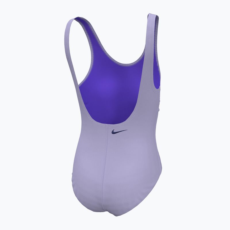 Παιδικό ολόσωμο μαγιό Nike Multi Logo U-Back lilac bloom για παιδιά 6