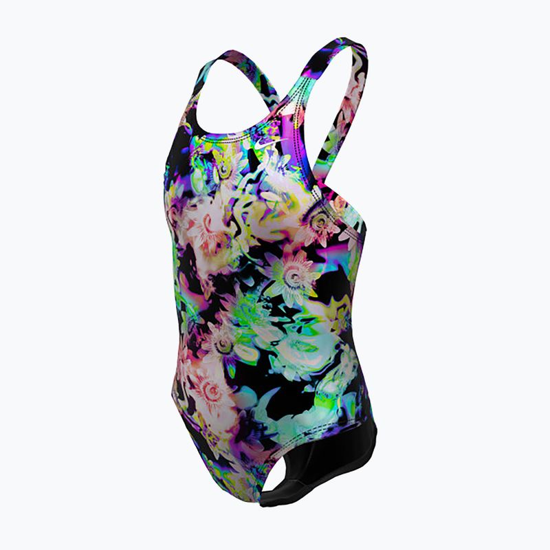 Παιδικό ολόσωμο μαγιό κολύμβησης Nike Hydrastrong Multi Print Fastback rainbow 3