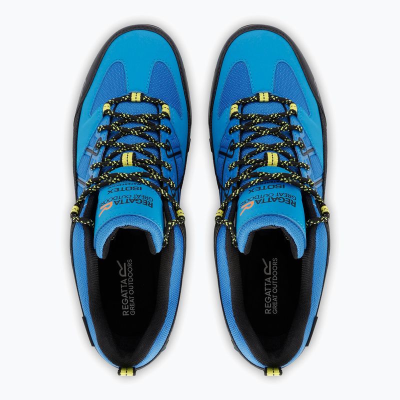 Ανδρικά παπούτσια πεζοπορίας REGATTA Samaris III Low blue/lime punch 11