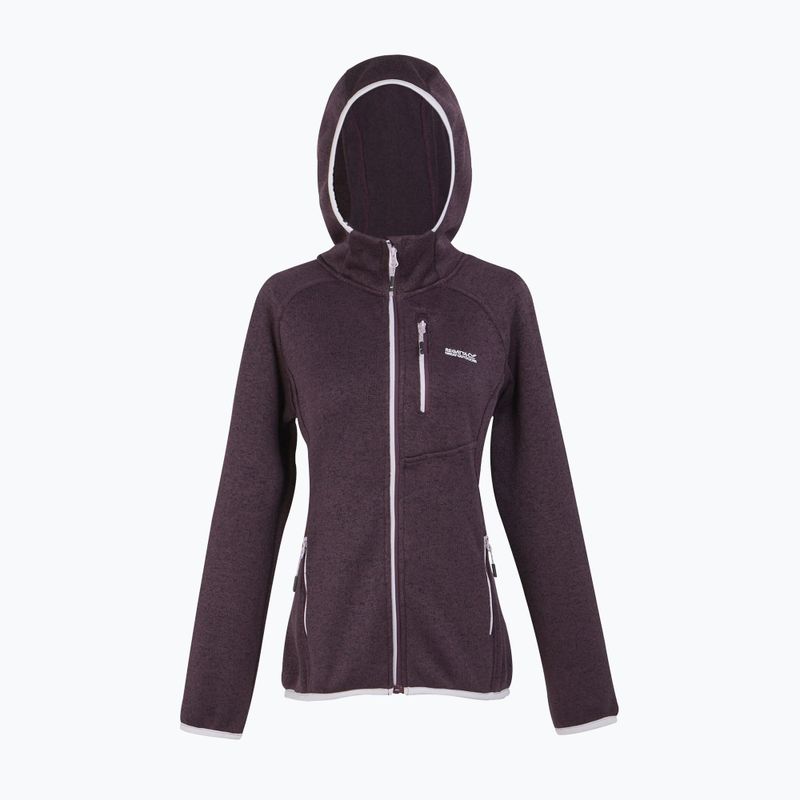 Γυναικεία φούτερ πεζοπορίας REGATTA Hooded Newhill deep plum 7