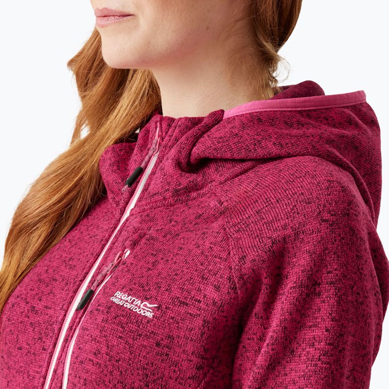 Γυναικεία φούτερ πεζοπορίας REGATTA Hooded Newhill deep pink 4