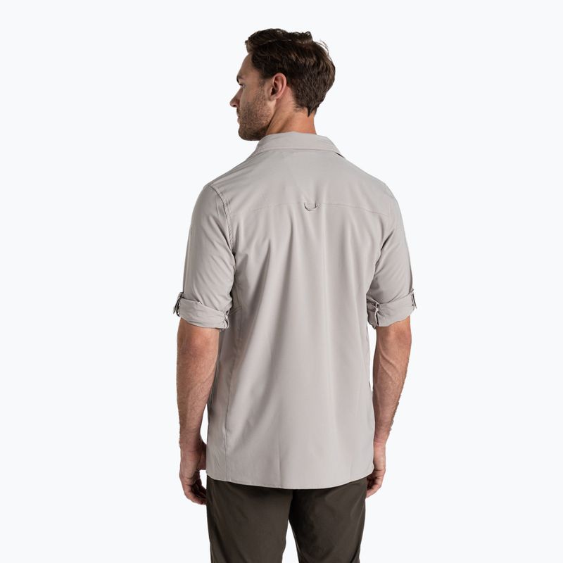 Craghoppers ανδρικό πουκάμισο NosiLife Long Sleeved Pro Shirt V parchment 3