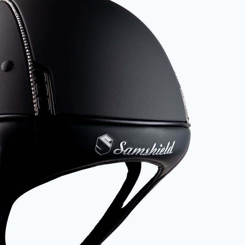 Samshield Shadowmatt 255 Swarovski κράνος ιππασίας μαύρο 3125659667453 6